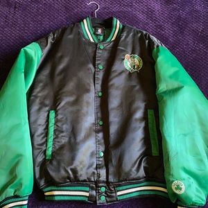 UNK Boston Celtics Signed Bomber Jacket